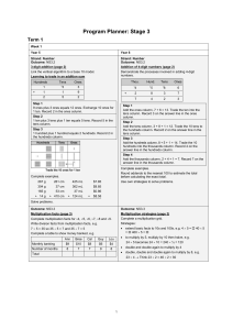 ProgramPlanner maths stage 3