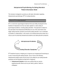 Interpersonal Psychotherapy for Eating Disorders