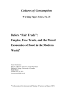 `Before “Fair Trade”: Moralities, Empire, and Trade in the Modern