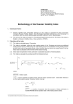 Methodology of the Volatility Index Calculation