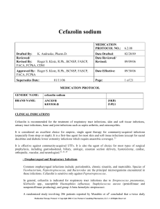 Medication Therapy Protocols Sample