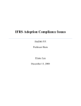 IFRS Adoption Compliance Issues - Center for IT and e