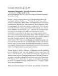 Institutional Ethnography – Towards a Productive Sociology