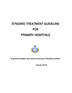standard treatment guidelines