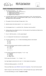 Multiple Choice practice