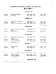 B.Sc. Medical Botany Sem. III-IV