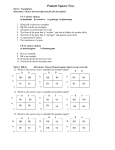 Punnett Square Test