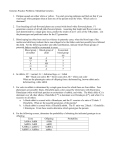 Genetics Practice Problems: Mendelian Genetics