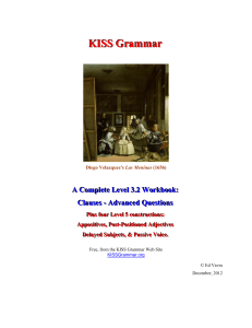 doc - KISS Grammar
