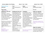 Literacy medium term plan Term 2 Autumn