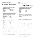 South Pasadena • AP Chemistry