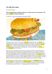 Big Mac index - Thierry Detournay