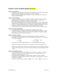 Formula “Card” For Basic Biostat 9/24/2007 Draft