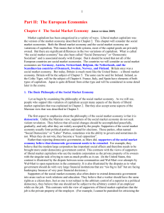Chapter 4 The Social Market Economy