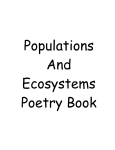 Populations And Ecosystems Poetry Book