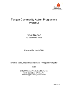 2.8 Tongan Community Workforce Development
