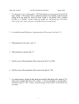 Math 256, Hallstone Normal Distribution Handout Winter 2000