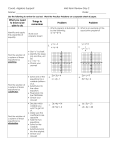 Unit 2 Review Sheet