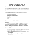 Genetics Lab - Identification of a Nucleic Acid