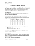 23 - Analysis of Variance