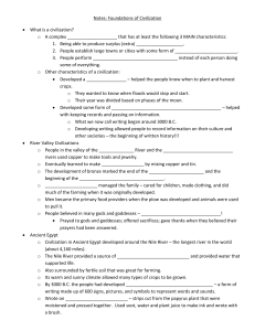 Foundations Notes - Polk School District