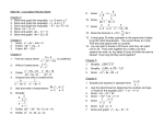 Math 90 – Exam 1 – Review Sheet