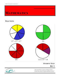 Reducing Fractions