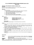 ESL 11A PARAGRAPH COMPOSITION AND GRAMMAR