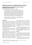 pharmacology of gastrointestinal tract