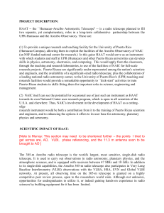 Introduction - Arecibo Observatory