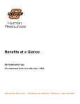 Benefits at a Glance - Human Resources