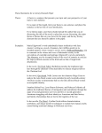 Thesis Statements for a Literary Research Paper