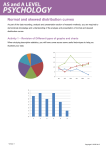 Distribution curves student workbook