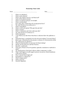 Hematology Study Guide