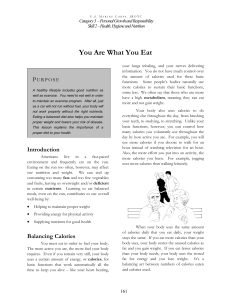 3.2.7 You Are What You Eat - Marine Corps Junior ROTC blog