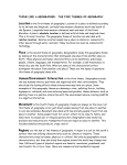 5 Themes of Geography Reference sheet