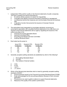 Test 1, Review Questions