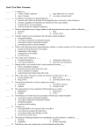 Unit 5 Test Plate Tectonics