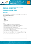 Preparing onion cell slides - Lesson element - Learner task