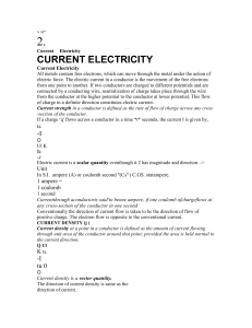 Current Electricity