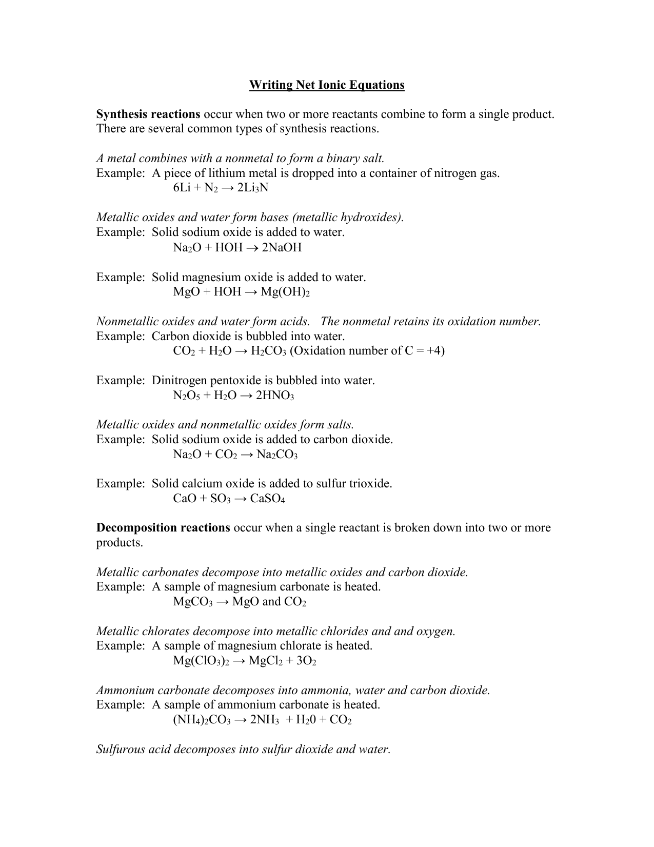 Worksheets Net Ionic Equation Worksheet 009281963 1 add0535e7137abcd62d0a06d12a743d4 png