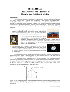 Rotational Kinematics and Dynamics - Personal.psu.edu