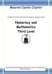 Third Level Numeracy and Mathematics Guidance