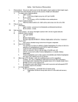 Outline - Dark Reactions of Photosynthesis