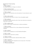 Biochemistry H Silent Tea Party Name_______________ 1. What is