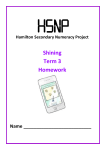 Shining Homework Booklet Term 3