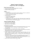 Management of Retinal Vascular Occlusions