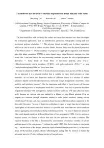 Size Controlled Nanometer Phase Structure and Thickness Films of