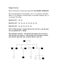 Pedigree Practice Problems