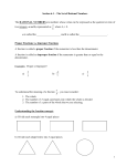Section 5-1 – The Set of Rational Numbers